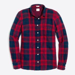 J. Crew Double Faced Button Up